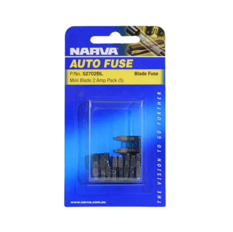 NARVA MINI BLADE FUSE 2A PACK 5