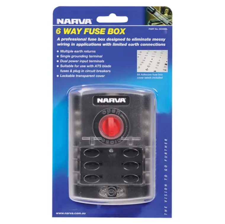 NARVA 6 WAY FUSE BOX