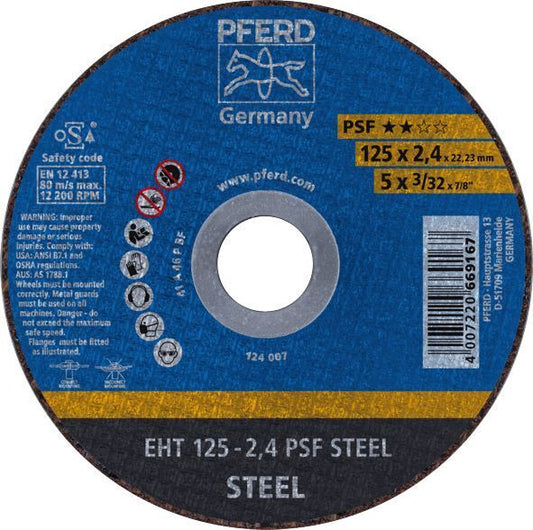 Pferd Cut Disc 350Mm Inox 2.8Mm Thick 25.4Mm Bore Suit Stainless Steel