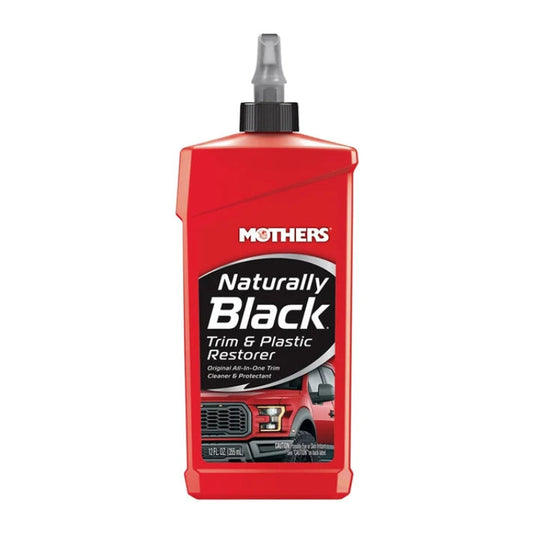 mothers naturally black trim & plastic restorer 355ml