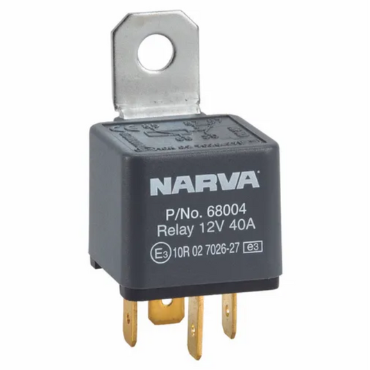 RELAY 12V 4 PIN 40A NARVA RELA