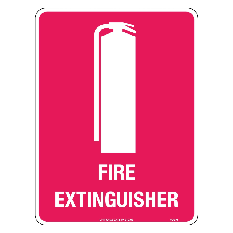 240x180mm self adhesive fire extinguisher