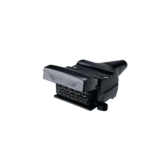 NARVA 12 PIN FLAT SOCKET BL PK