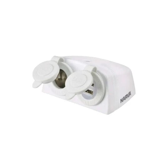 NARVA ACC/DUAL USB TWIN SOCKET