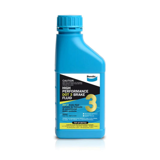 DOT 3 BRAKE FLUID 500ML