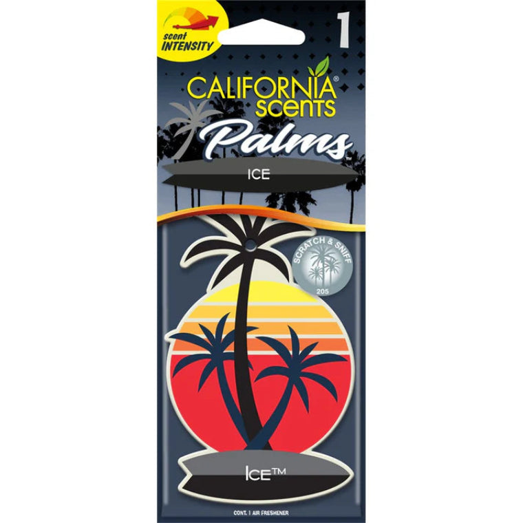 California Scents Ice Fragrance Hanging Air Freshener