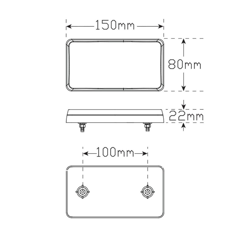 STOP TAIL INDICATOR ASSY LED