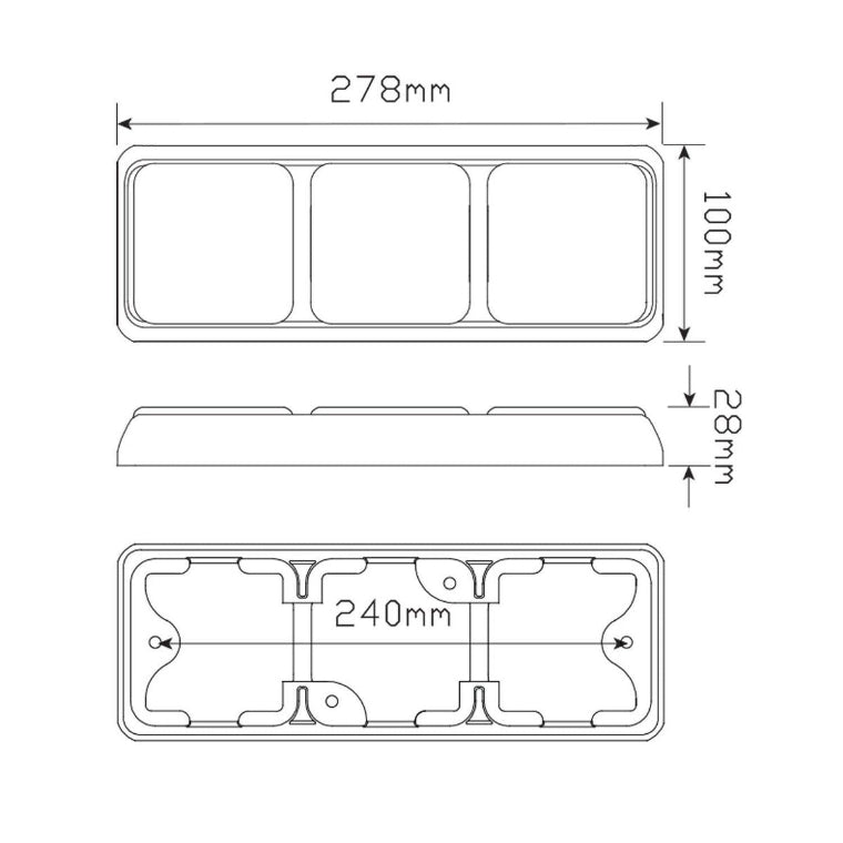 12/24 VOLT STOP TAIL INDICATOR LED