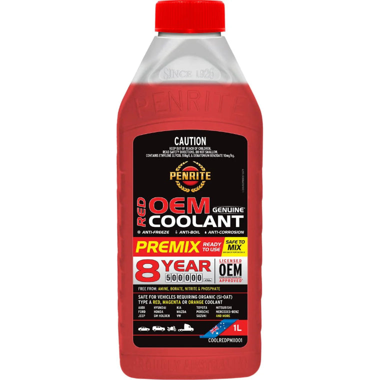 RED OEM COOLANT PREMIX