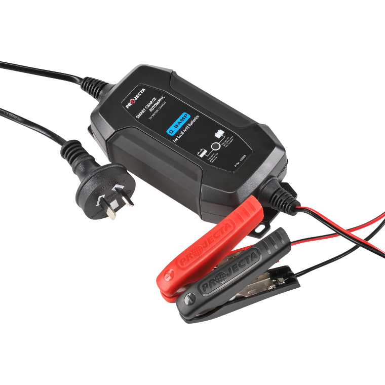 0.8 Amp 12V 4 Stage Automatic Battery Charger