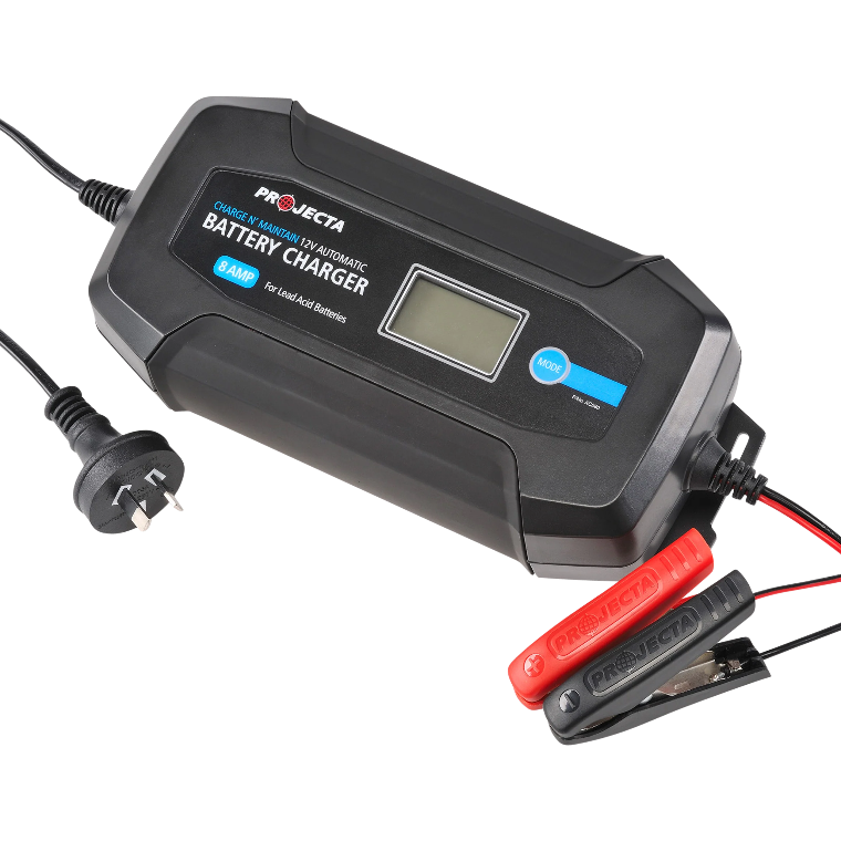 PROJECTA 8A 12V 8 STAGE BATTERY CHARGER