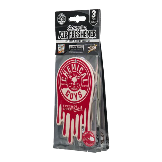 CHEMICAL GUY 3 PACK HANGING AIR FRESHNERS
