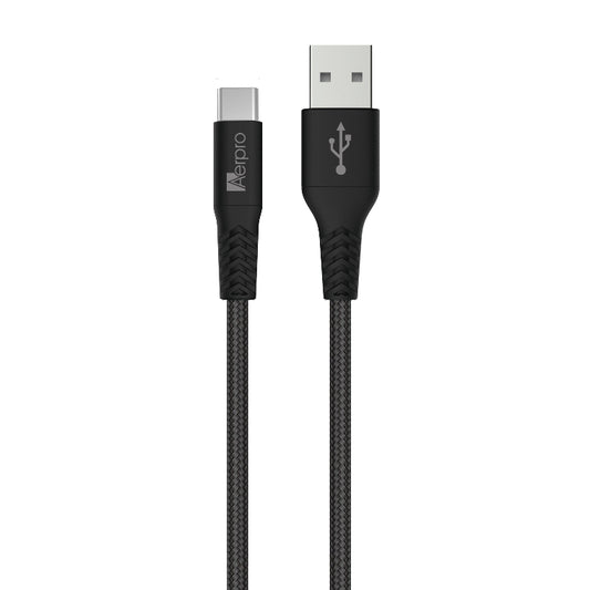 AERPRO Premium Usb-C To Usb-A Cable (1.5M / Black)