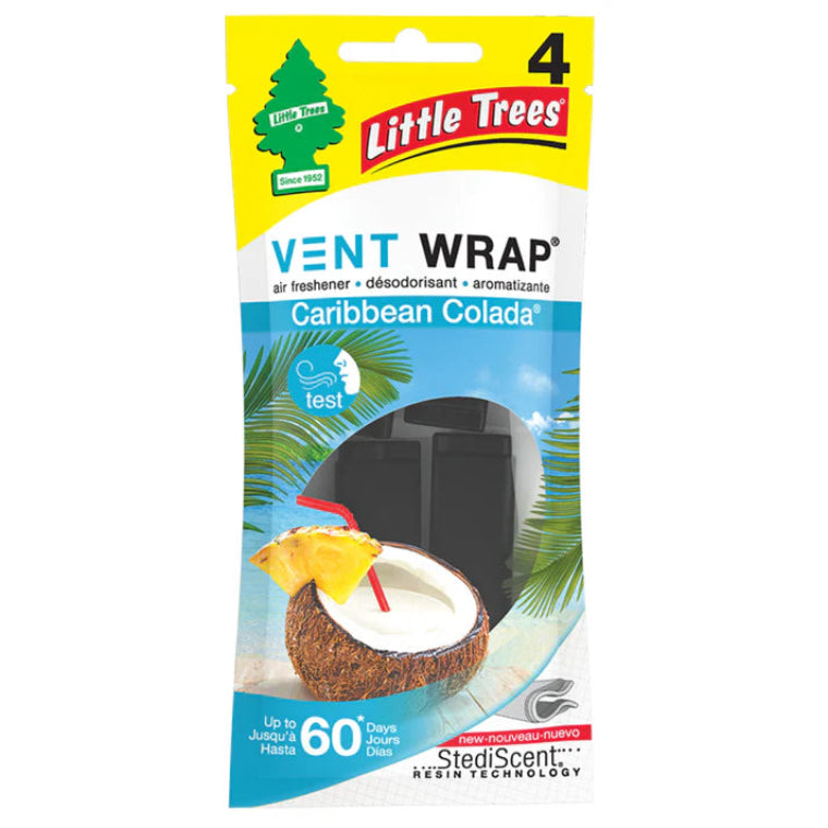 Little Trees Air Freshener Vent Wrap 4Pk