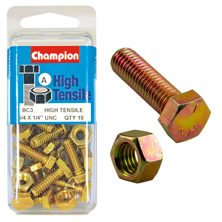 3/4 X 1/4 SET SCREW/NUT PACK-UNC