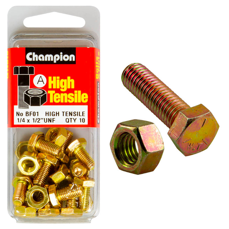1/2 X 1/4 SET SCREW/NUT PACK-UNF