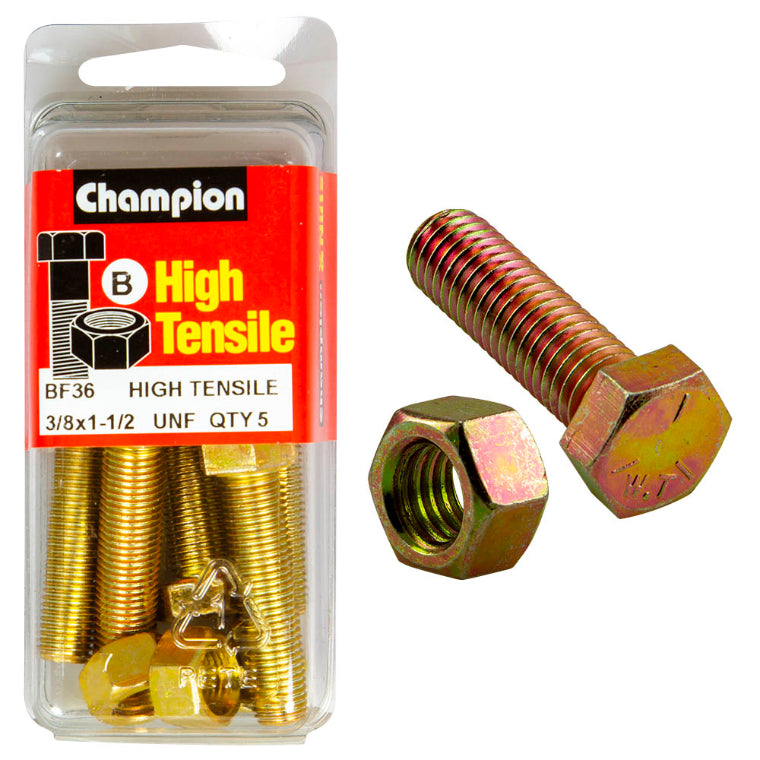 1 1/2 X 3/8 SET SCREW/NUT PACK-UNF