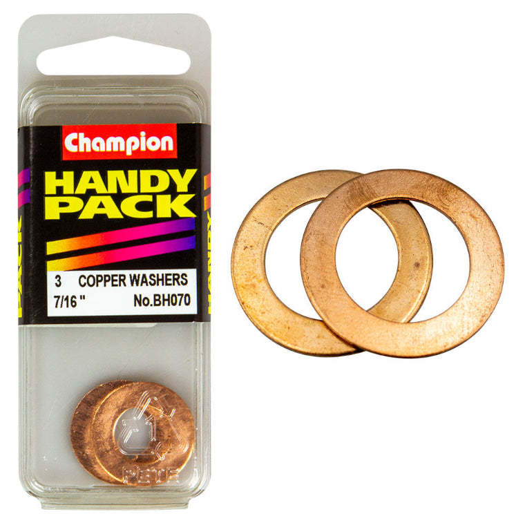 7/16 X 13/16WASHER PACK-COPPER 20G