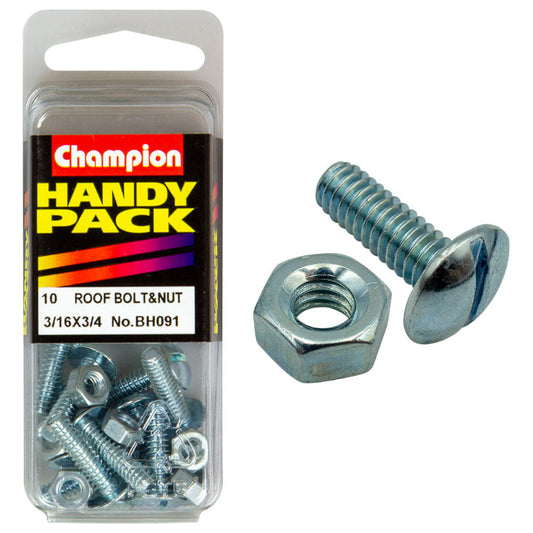 3/16 X 3/4 BOLT/NUT PACK-ROOFING