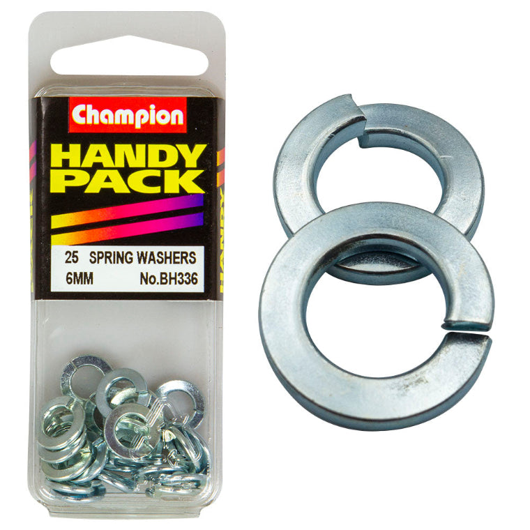 6MM WASHER-PACK-SPRING