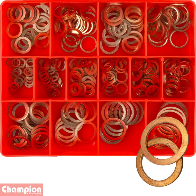 CHAMPION COPPER WASHER KIT METRIC