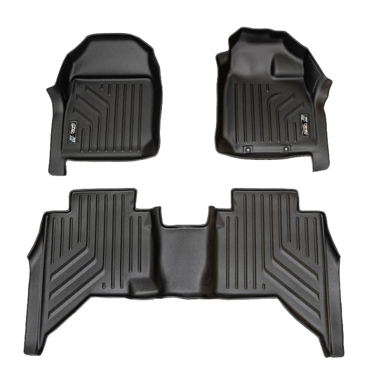 Maxliner Isuzu D-MAX 2021+ MaxPro Floor Mats (Row 1 & 2) - D-MAX 21