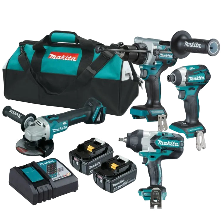 MAKITA 4PC 18V BRUSHLESS KIT