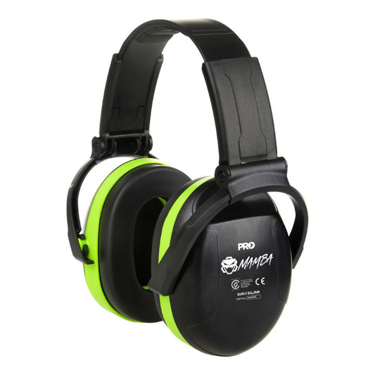 EARMUFFS SLIMELINE ADJ FOLDING MAMBA