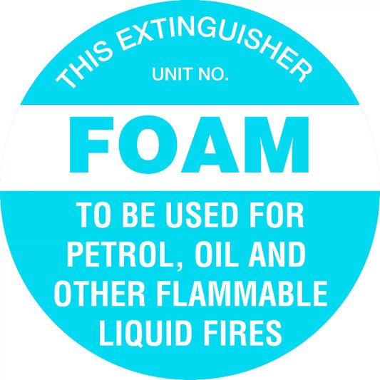 200MM Disc fire extinguisher marker