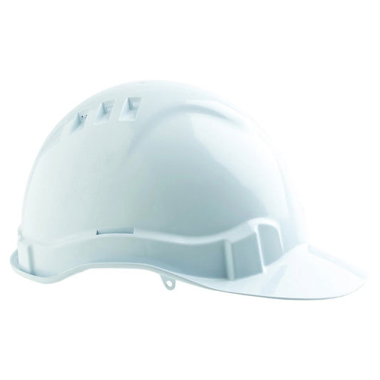 VENTED HARD HAT WHITE