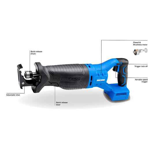 KINCROME- 18V BRUSHLESS RECIPROCATING SAW