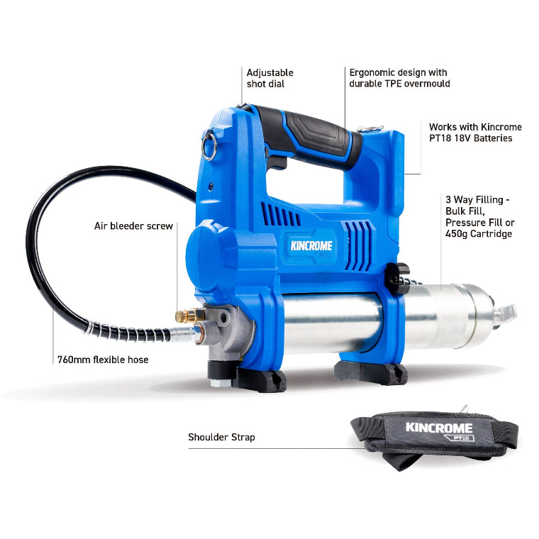 KINCROME-18V GREASE GUN