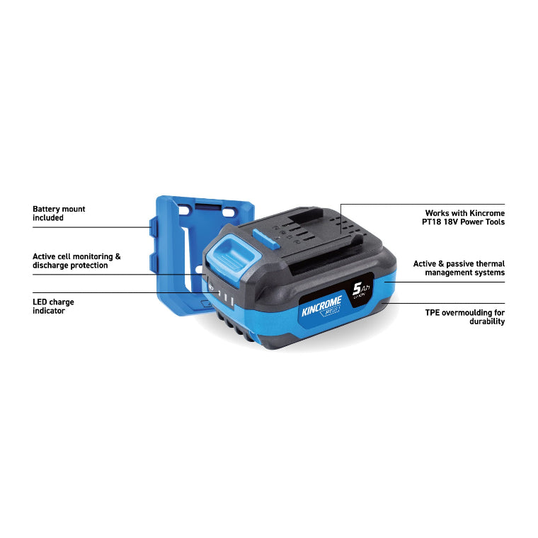 KINCROME- 18V 5.0AH BATTERY