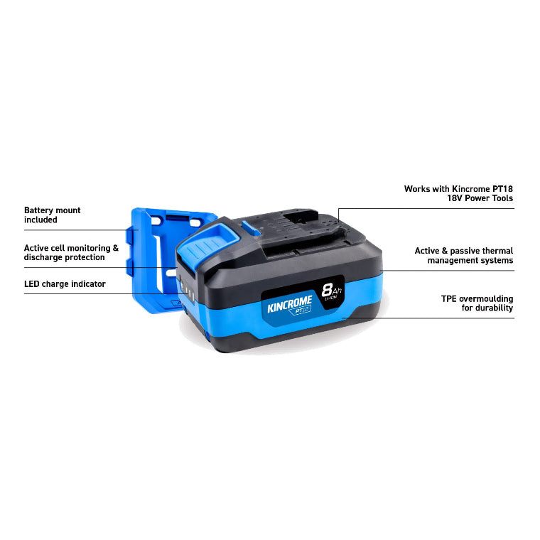 KINCROME- 18V 8.0AH BATTERY