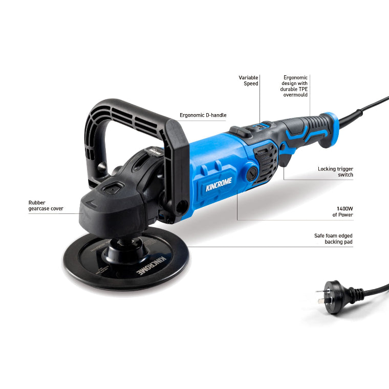Kincrome 240v 180mm (8'') rotary polisher