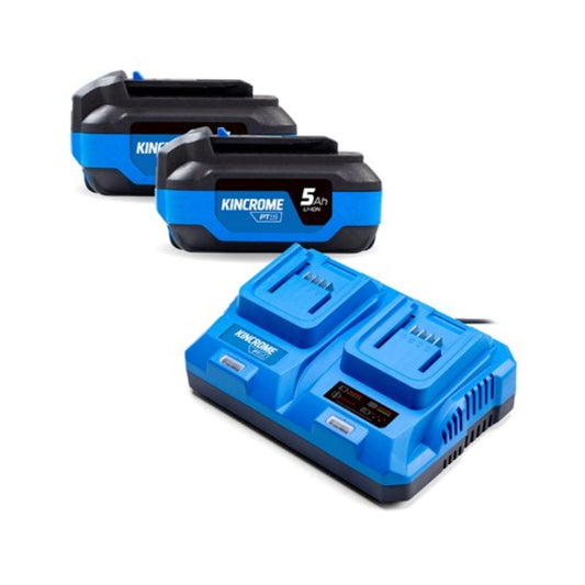 KINCROME- 18V 2PC BATTERY CHARGER COMBO