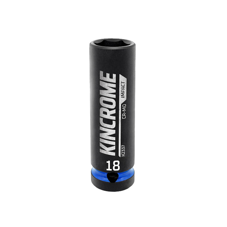 KINCROME IMPACT SOCKET DEEP 1/2 DRV 18MM