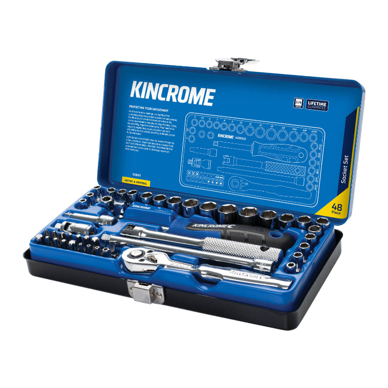 Socket Set 48 Piece 1/4'' Drive - Metric & Imperial