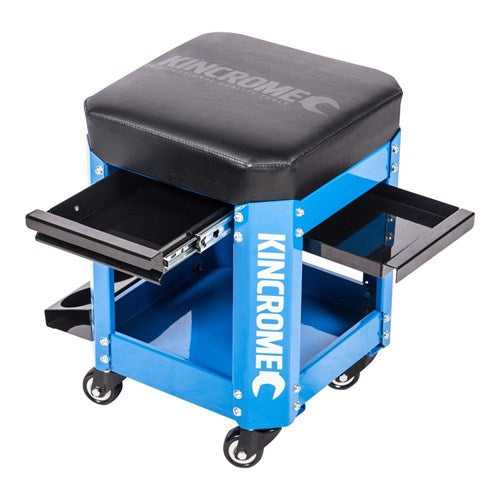 Creeper W/Station Stool Blue