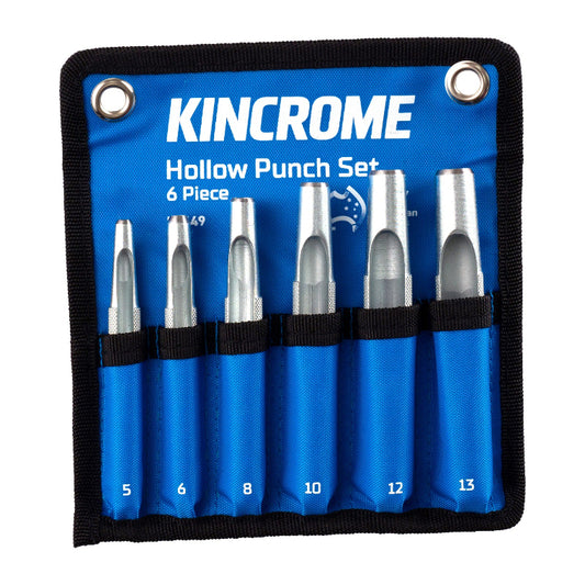 KINCROME HOLLOW PUNCH SET 6 PIECE