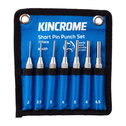 KINCROME SHORT PIN PUNCH SET 7 PIECE