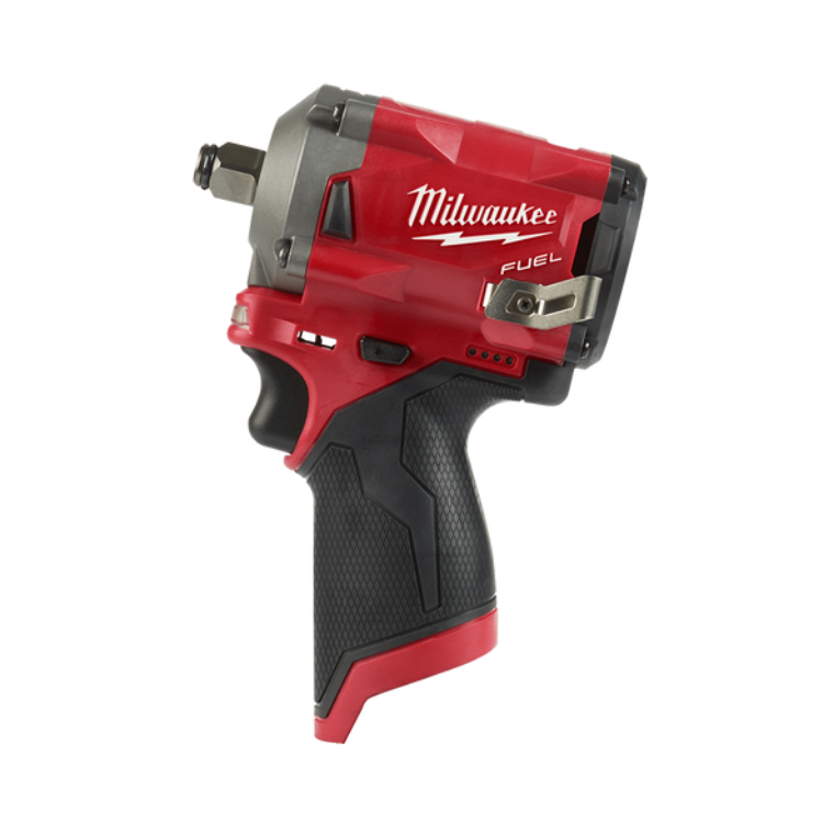 Milwaukee- M12 Fuel™ 1/2'' Stubby Wrench W/ Friction Ring Tool Only (M12Fiwf12-0)