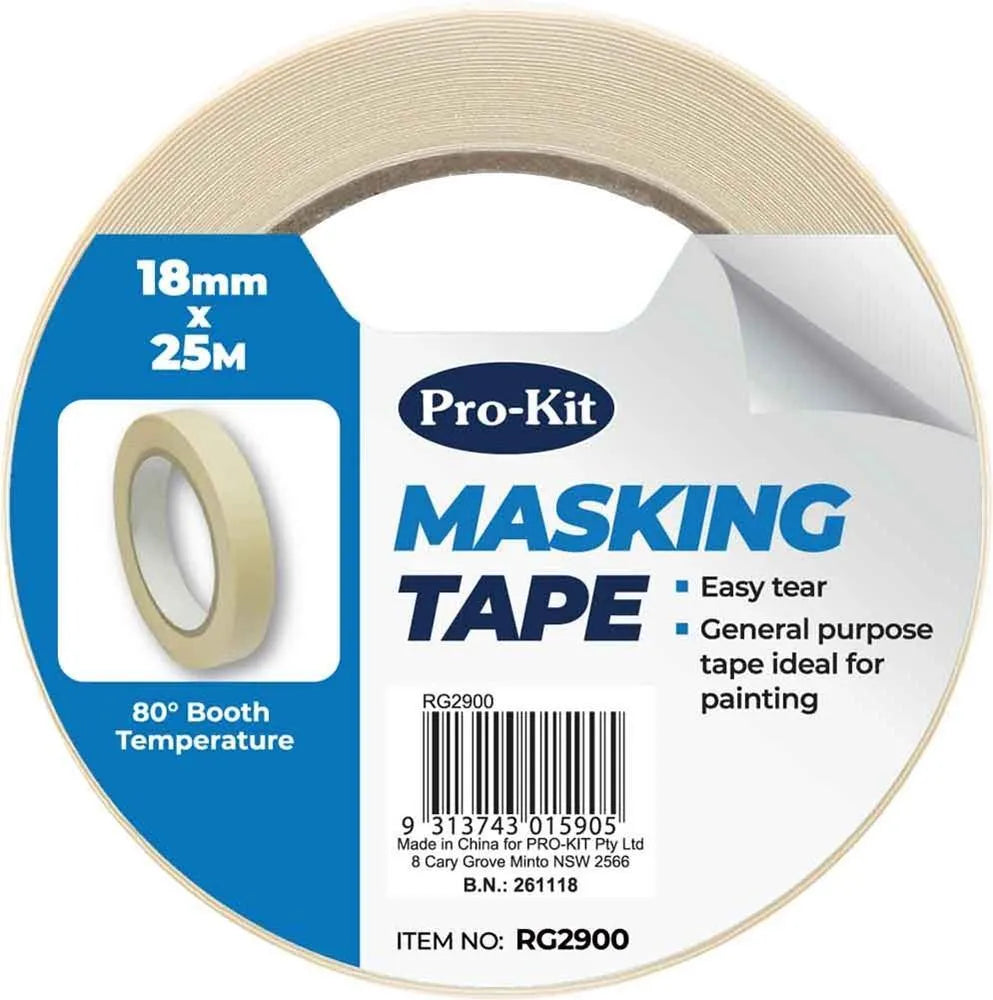 18MM 25MTR MASKING TAPE
