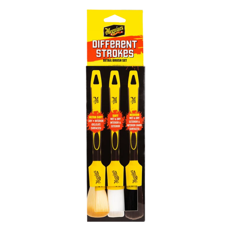 Meguiar’s Different Strokes Detail Brush Set