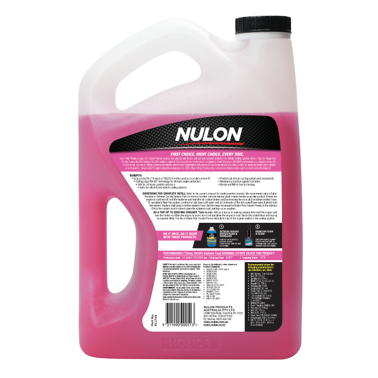 Pink Premium Long Life Coolant Premix 5L