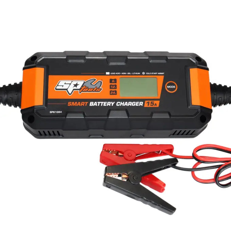 SP TOOLS 15AMP BATTERY CHARGER