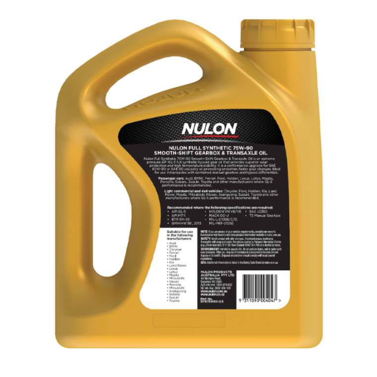 Full Synthetic 75W-90 Performance Transaxle Oil 2.5L