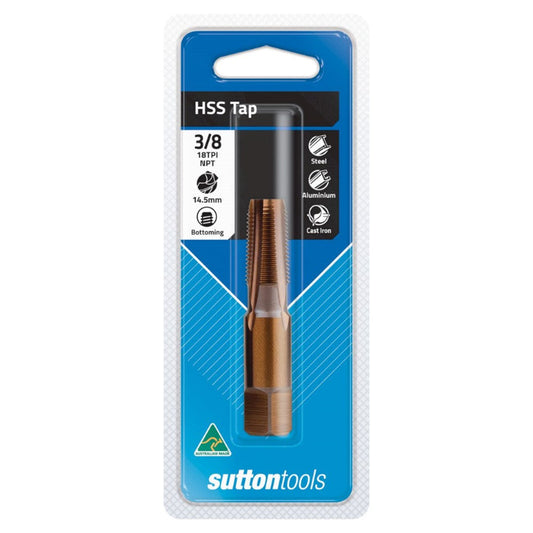 Tap T827 Npt 3/8-18 Str/Flt