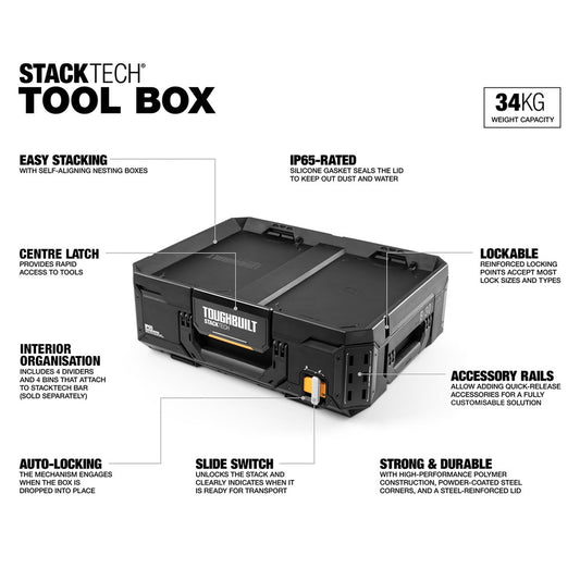 TOUGHBUILT-STACKTECH TOOL BOX