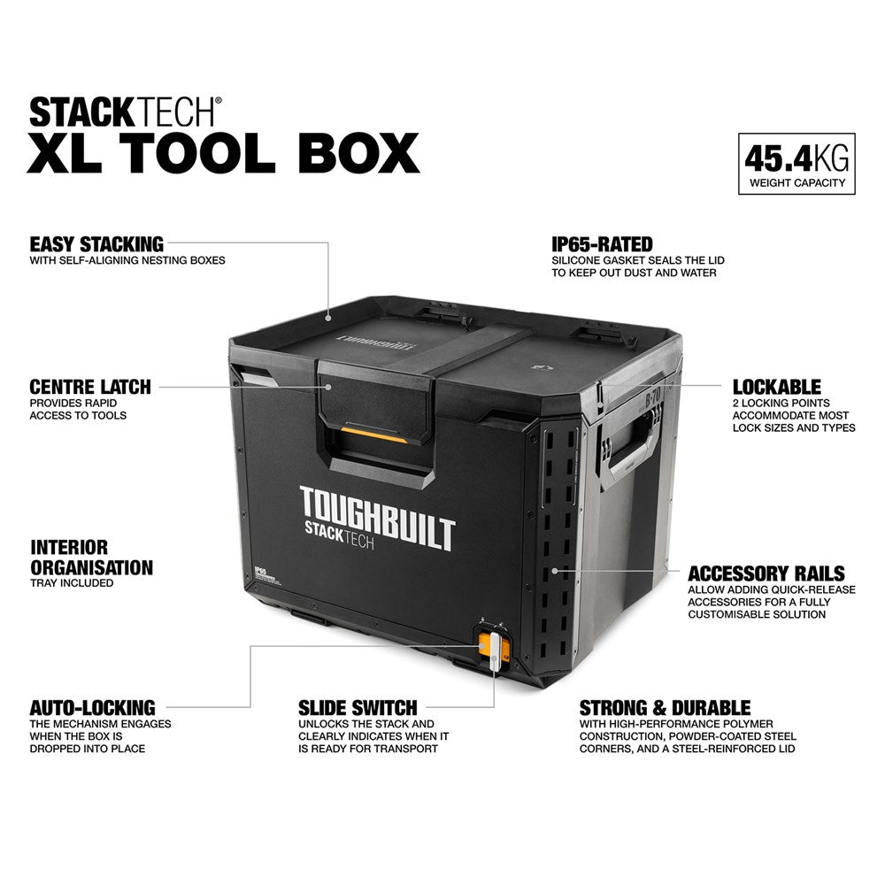 TOUGHBUILT-STACKTECH XL TOOL BOX